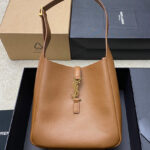 Saint Laurent Le 5 A 7 Supple Small In Grained Leather